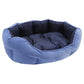 Rosewood Quilted Navy Water Resistant Dog Bed