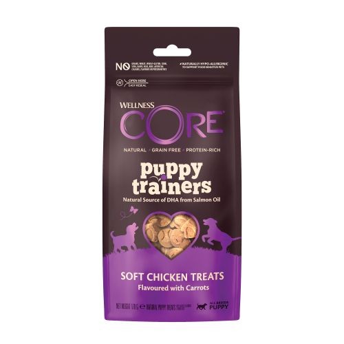 Wellness CORE Puppy Training Treats Chicken Flavoured with Carrots 170g