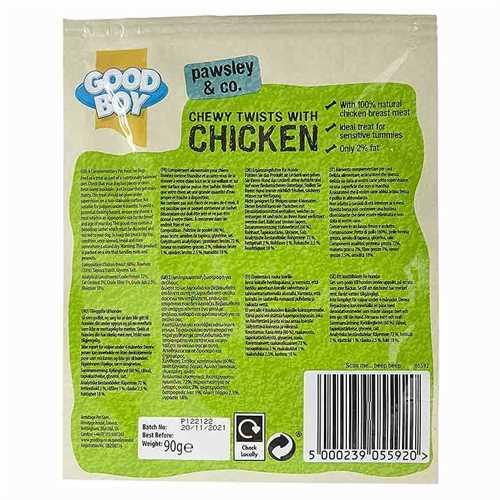 Good Boy Pawsley Chewy Twists with Chicken - 320g