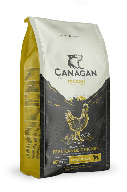 Canagan Large Breed Free Range Chicken For Adult & Puppies Dry Dog Food