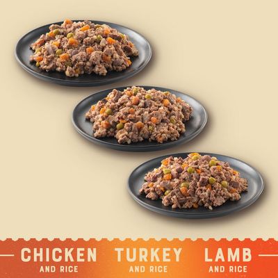 James Wellbeloved Grain Free Wet Adult Dog Food Turkey Lamb & Chicken Loaf 12x400g