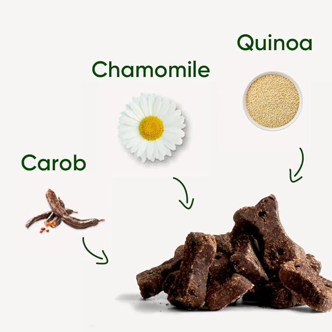 Beco Dog Chocolate Dog Treats with Camomile & Quinoa 70g