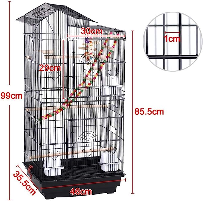 Yaheetech Bird Cage Large Roof Top