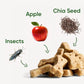 Beco Insect Dog Treats with Apple & Chia Seeds 70g