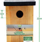 Handy Home and Garden Pressure Treated Wooden Wild Bird House Nesting Box - Made Using 100% FSC Wood, Environmentally Friendly Sustainable Forests