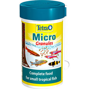 Tetra Micro Granules Slowly Sinking Complete Granules Fish Food 45g