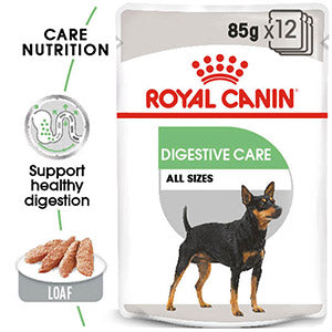 Royal Canin Canine Care Digestive Wet Adult Dog Food 12x85g Pouches
