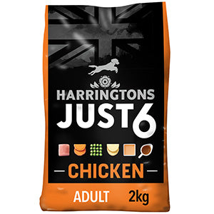 Harringtons Just 6 Complete Dry Adult Dog Food Chicken & Potato
