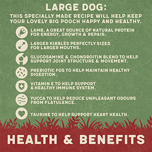 Harringtons Complete Natural Large Breed Dry Adult Dog Food Lamb & Rice 14kg