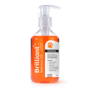 Hofseth Biocare Brilliant Salmon Oil for Dogs, Cats, Puppy, Ferret & Pets - Pure Omega 3, 6 & 9 Fish Oil Food Supplement | Treats Itchy Skin, Joint Care, Heart Health & Natural Coat (300ml)