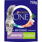 Purina ONE Sensitive Dry Cat Food with Turkey and Rice