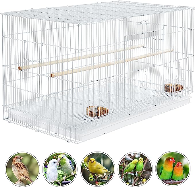 Yaheetech Large Bird Cage Wide Flight Cage