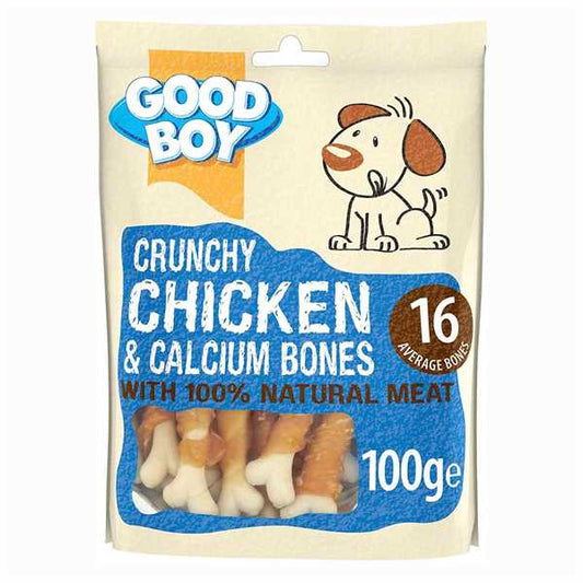 Good Boy Crunchy Chicken and Calcium Bones - 100g