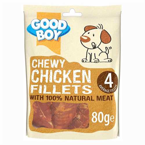 Good Boy Chewy Chicken Fillets - 80g