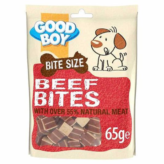 Good Boy Beef Bites Dog Treats - 65g