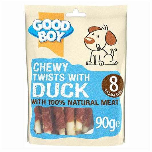 Good Boy Pawsley Chewy Twists With Duck - 90g