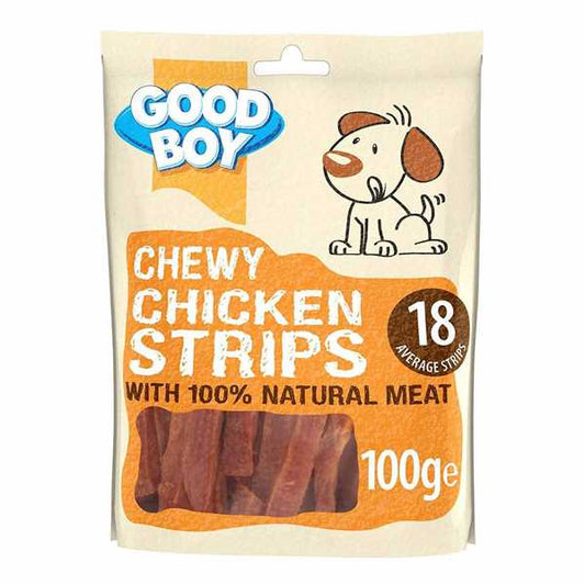 Good Boy Pawsley Chewy Chicken Strips - 100g