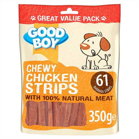 Good Boy Pawsley Chewy Chicken Strips - 350g