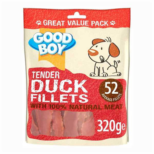 Good Boy Pawsley Tender Fillets Dog Treats - Duck - 320g