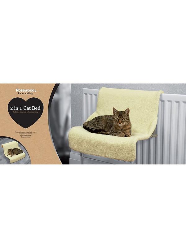 Rosewood Jolly Moggy 2 In 1 Luxury Radiator Bed For Cats