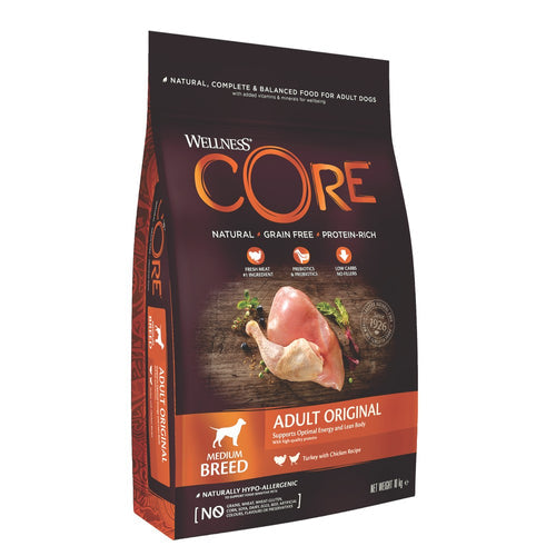 Wellness Core Complete Medium Breed Dry Adult Dog Food Turkey with Chicken