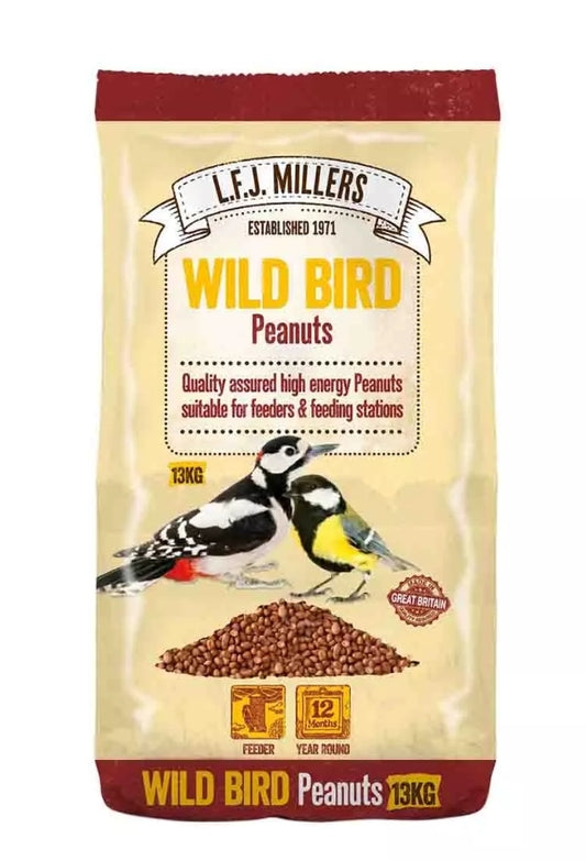 LFJ Millers Peanut Kernels Wild Bird Feed 13kg