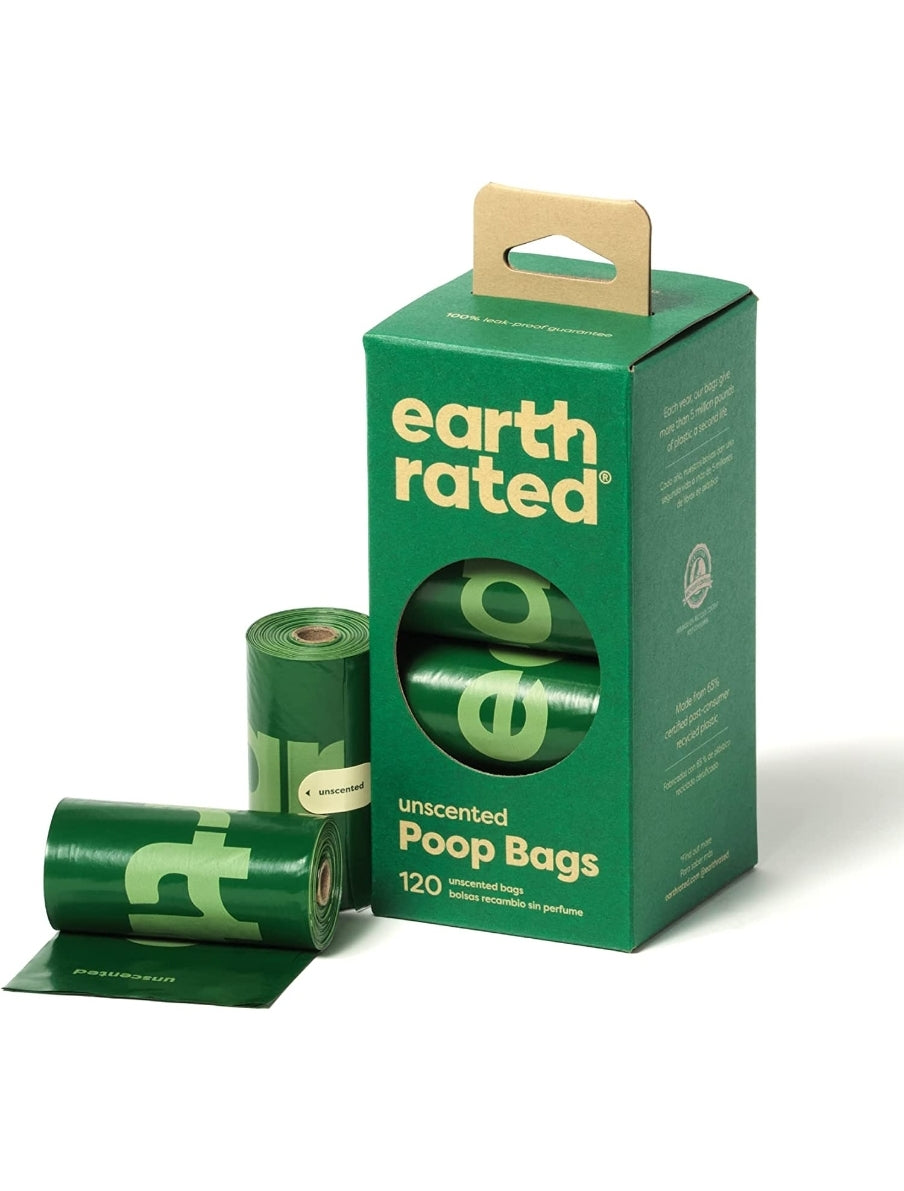 Earth Rated Dog Poo Bags, Guaranteed Leak Proof and Extra Thick Waste Bag Refill