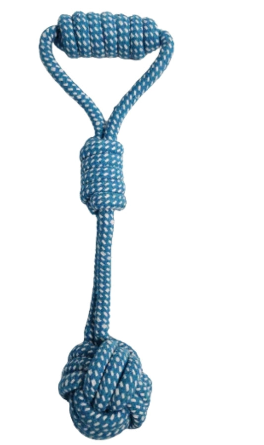Dog Toy Knotted Rope with Handle