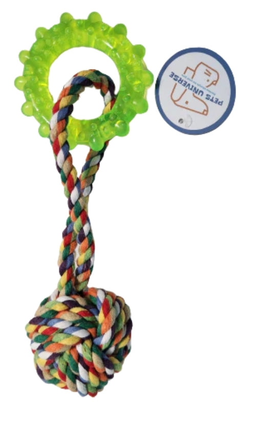 Dog Toy Small Rope with Handle