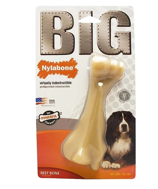 Nylabone Extreme Tough Dog Chew Bone Monster Beef Thigh