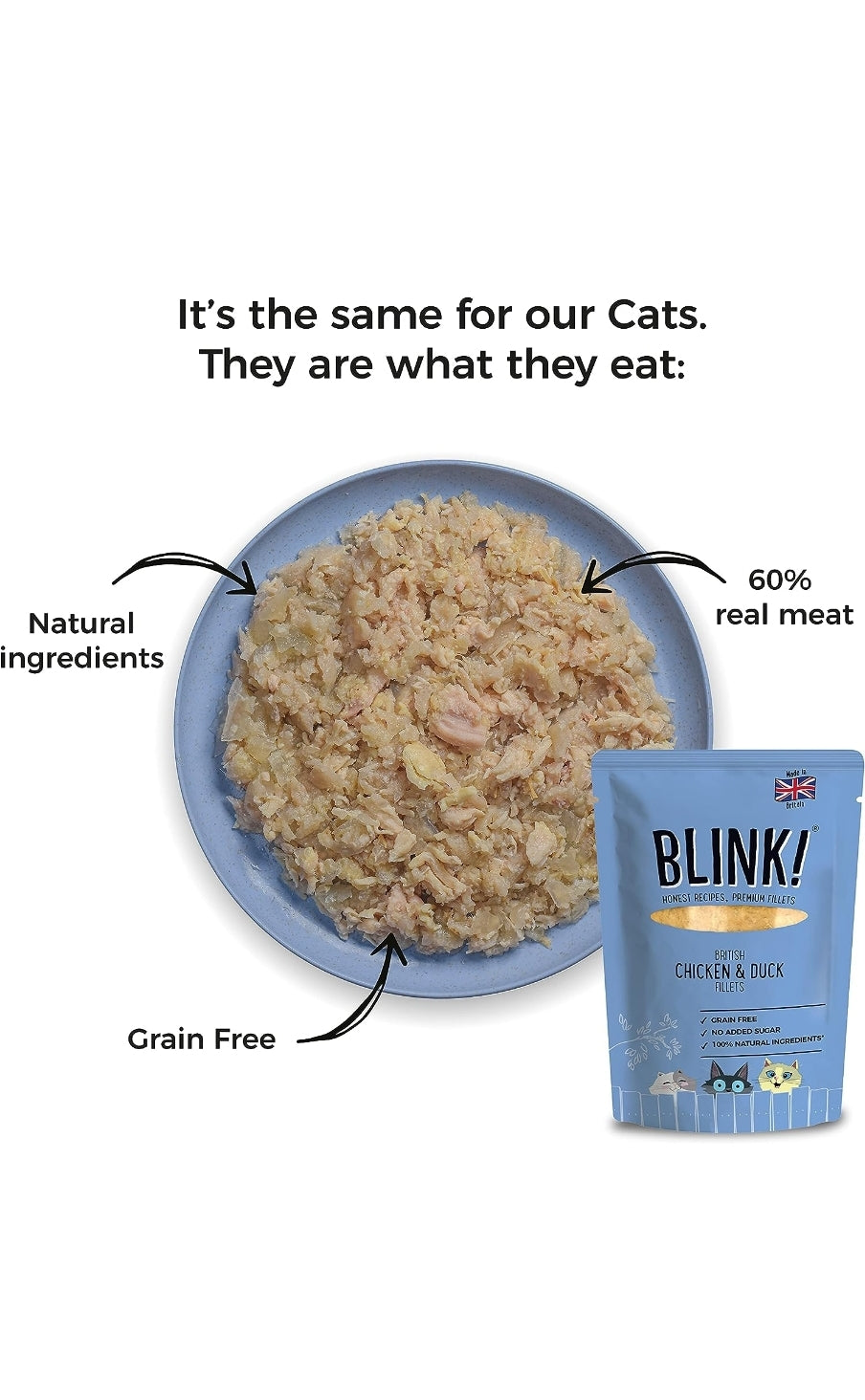 Blink! 28 x 85g Chicken & Fish in Jelly Wet Cat Food