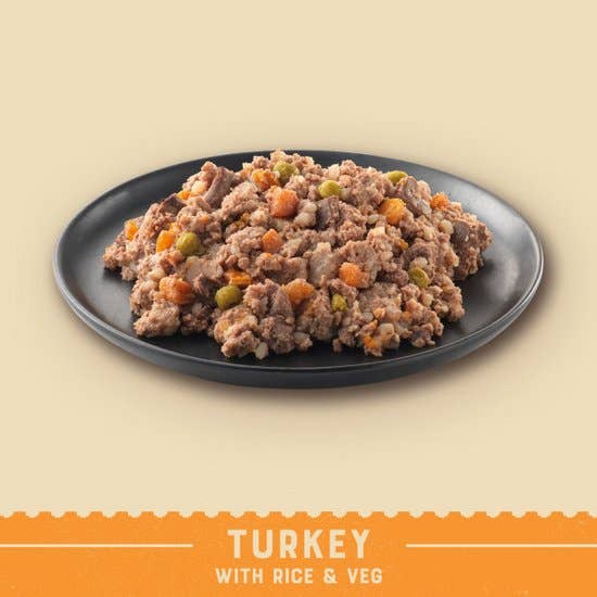 James Wellbeloved Wet Adult Dog Food Turkey and Rice Loaf Tin 400g
