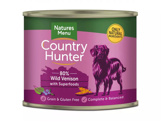 Natures Menu Country Hunter Wild Venison Adult Dog Food 600g