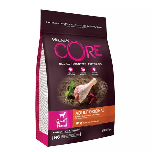 Wellness Core Complete Small Breed Dry Adult Dog Food Turkey with Chicken