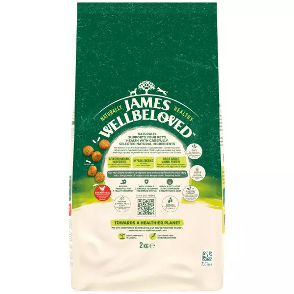 James Wellbeloved Dry Adult Dog Food Chicken and Rice