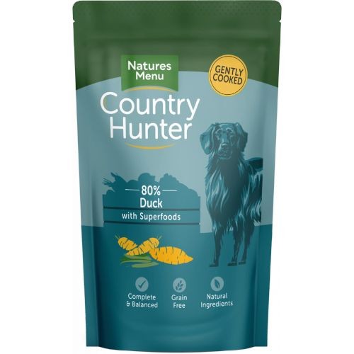 Natures Menu Country Hunter Wet Adult Dog Food Grain Free Succulent Duck 18x150g