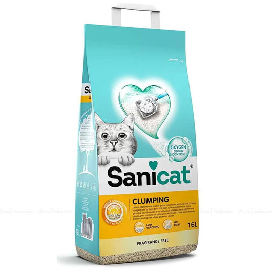 Sanicat Clumping Cat Litter, 16L