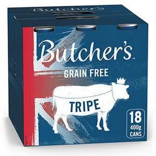 Butcher's Tripe Canned Dog Food - Tripe Mix - 18 x 400g Tins