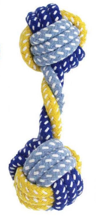 Pets Universe Small Rope double Balls Dog Toy - Pets Universe