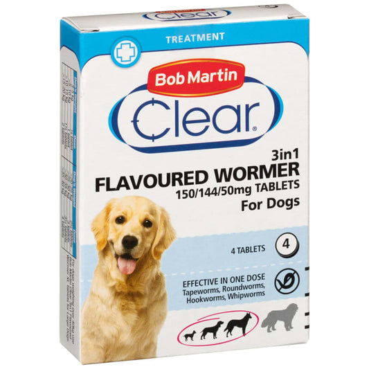Bob Martin Wormer 4pk - Small - Large Dog - Pets Universe