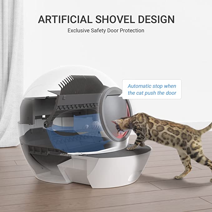 Self Cleaning Cat Litter Tray Automatic With App Functions - Pets Universe