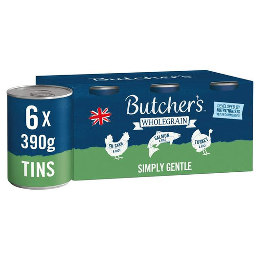Butcher's Simply Gentle Dog Food Tins 6x390g - Pets Universe