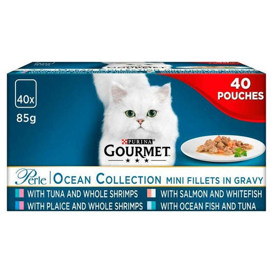 Gourmet Perle Ocean Collection Mini Fillets in Gravy 40x85g