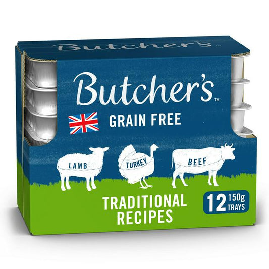 Butcher's Traditional Recipes Dog Food Trays 12x150g