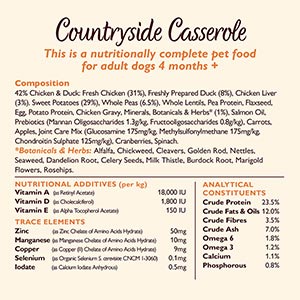 Lily's Kitchen Countryside Casserole Chicken and Duck Dry Adult Dog Food