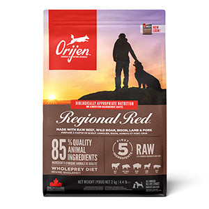 Orijen Complete Dry Adult Dog Food Regional Red Beef Lamb & Pork