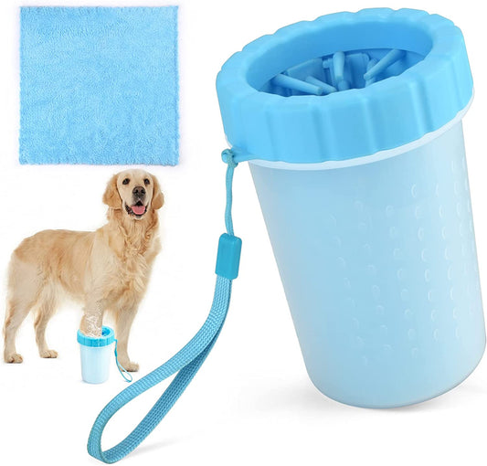 Silicone Pet Cleaning Brush Cup, Dog Paw Cleaner, Portable Pet Paw  - Pets Universe