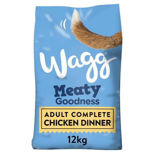 Wagg Meaty Goodness Adult Dry Dog Food Chicken Dinner 12kg