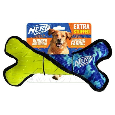 Nerf Rubber Nylon Dog Bone - Pets Universe