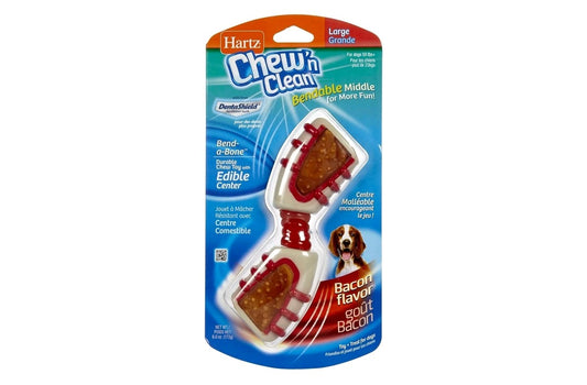 Hartz Chew 'n Clean Bend-A-Bone Dog Toy